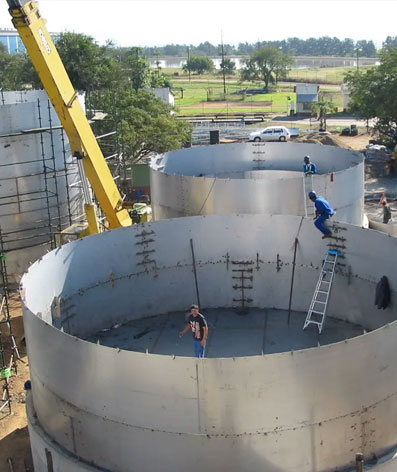 Tanks Fermenters Under Construction